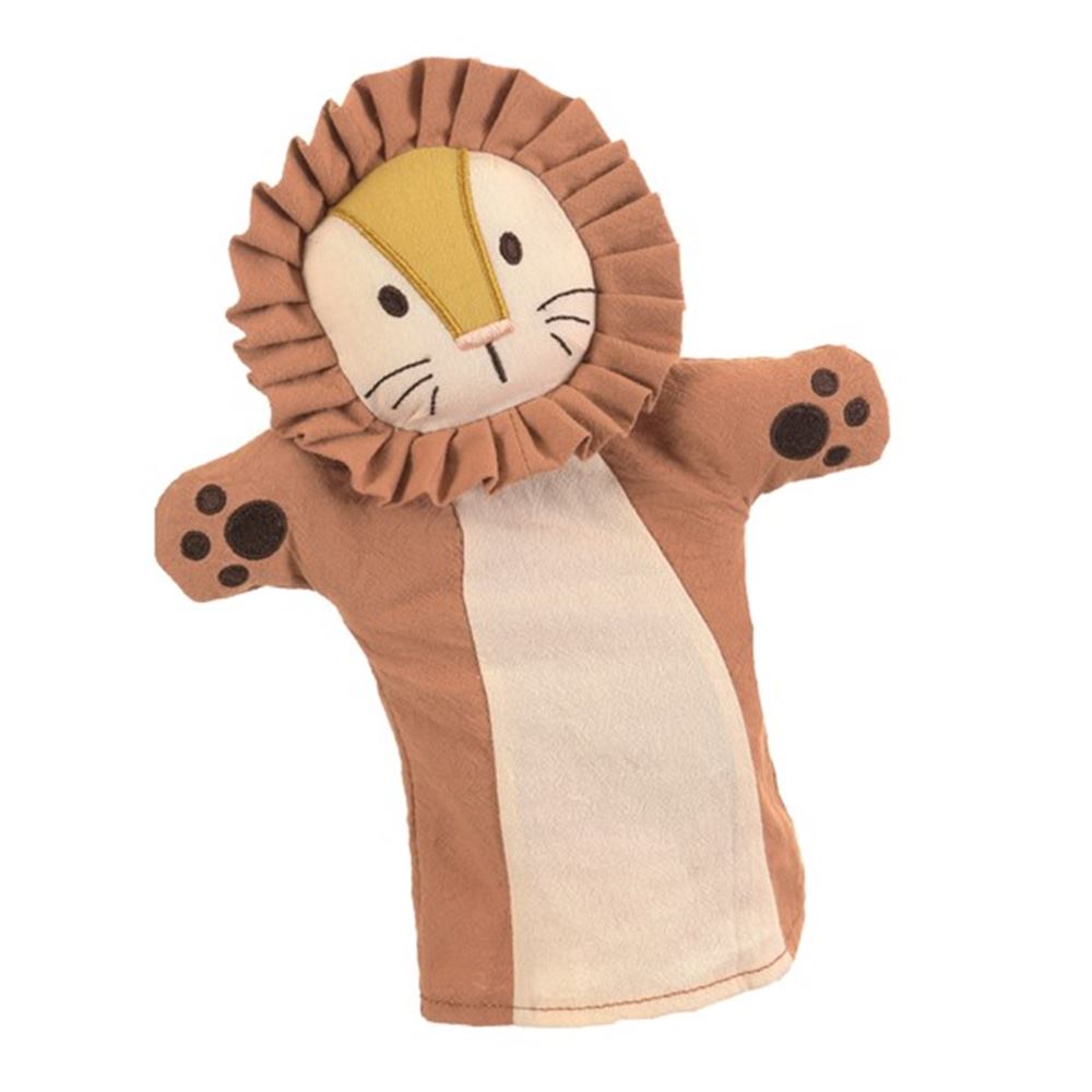 Egmont Handpop Leeuw. 29x17x6 cm. 0+