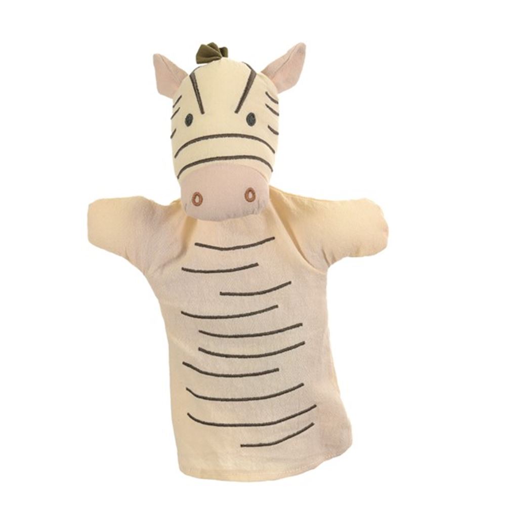 Egmont Handpop Zebra. 29x17x6 cm. 0+