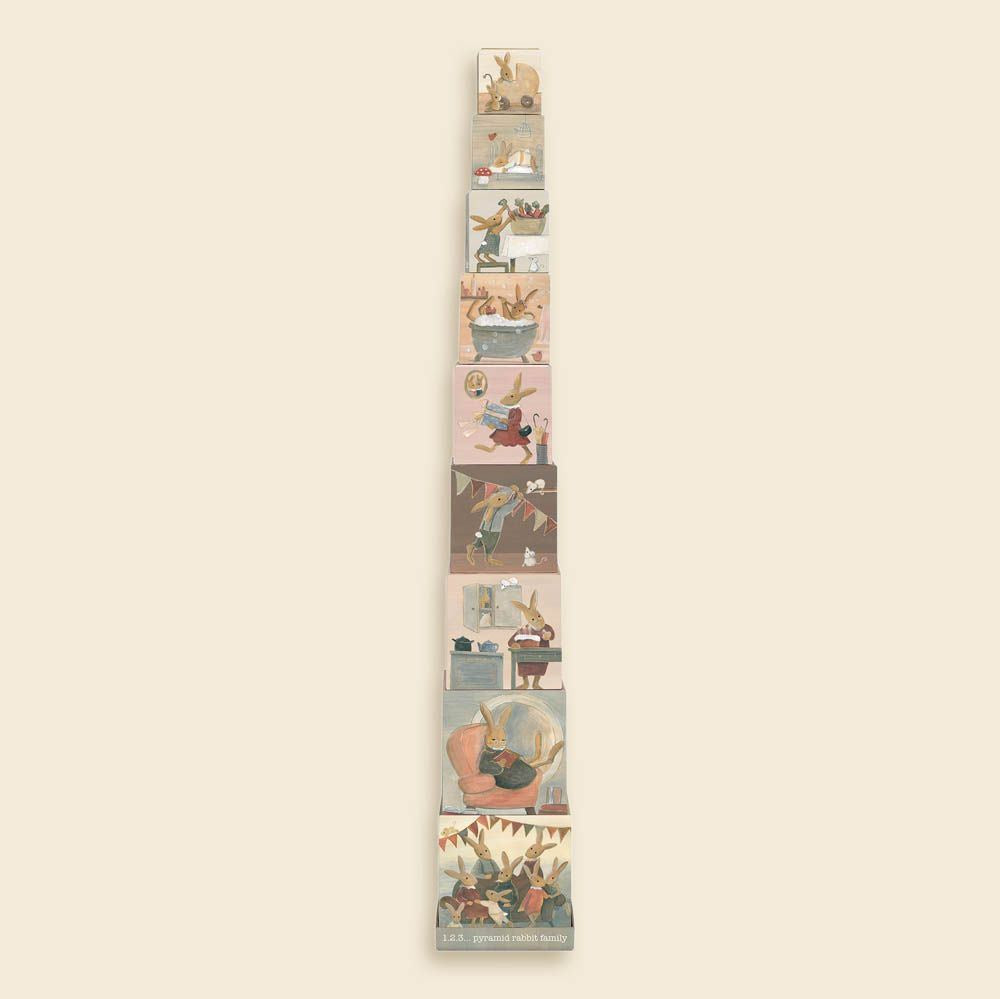 1.2.3 Rabbit familie stapelpiramide