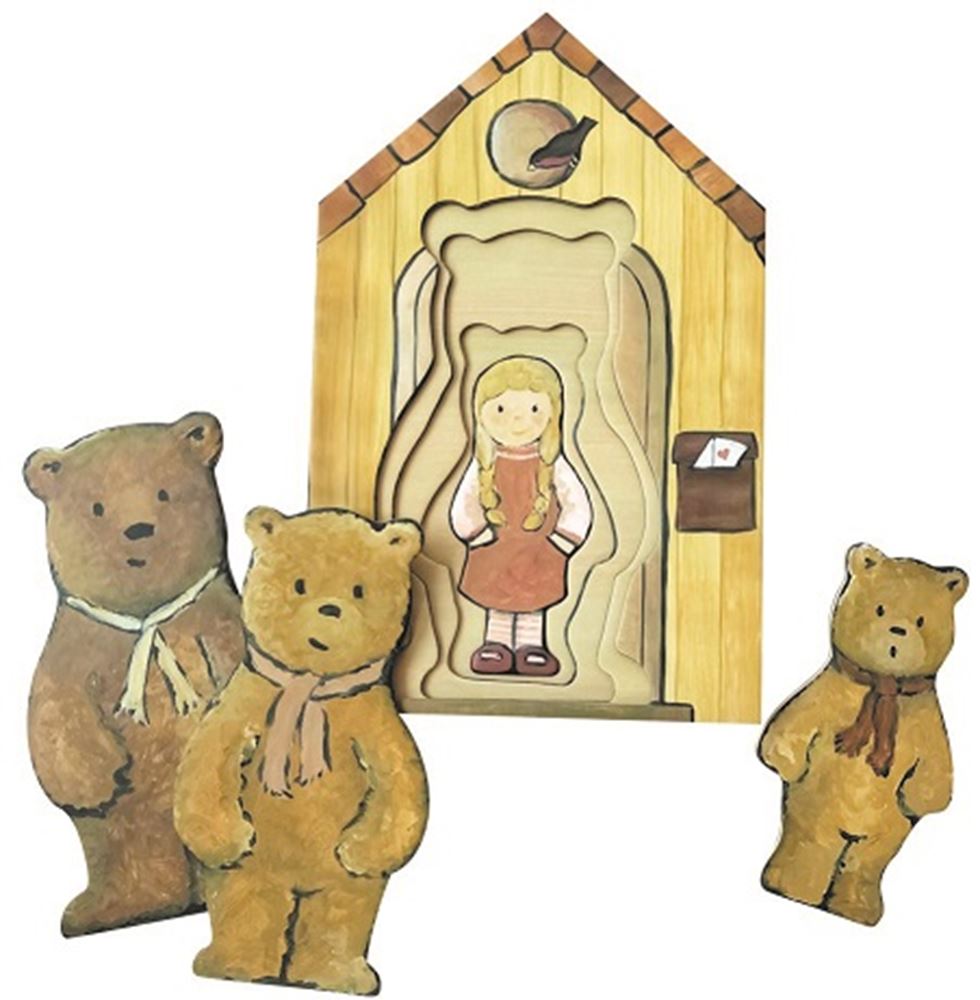 Egmont Gelaagde puzzel Goudlokje. FSC ka