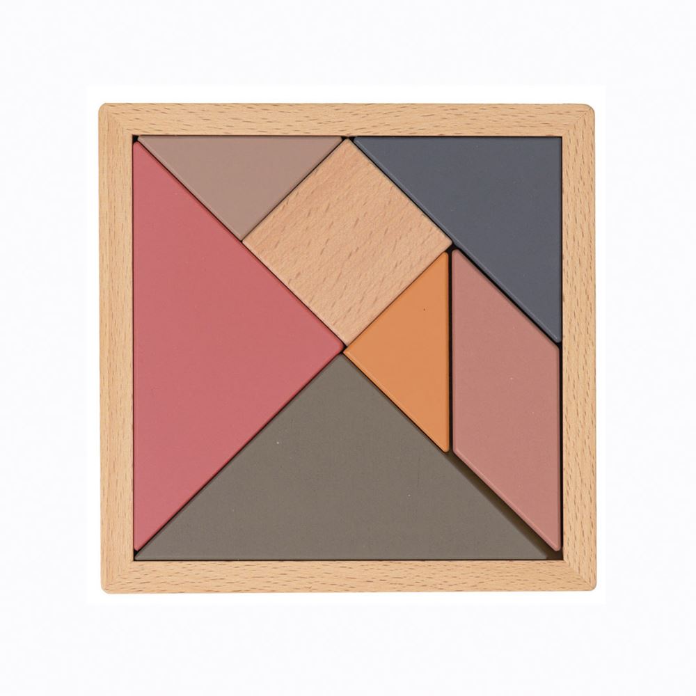 Egmont Tangram in hout. FSC hout.15x15x1