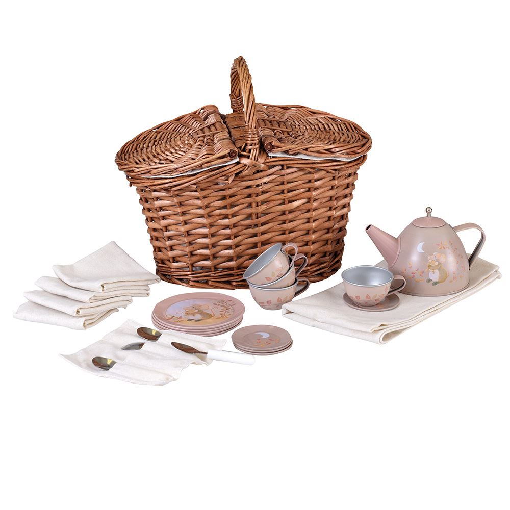 Egmont Theeset Muis in een mandje. 26x16
