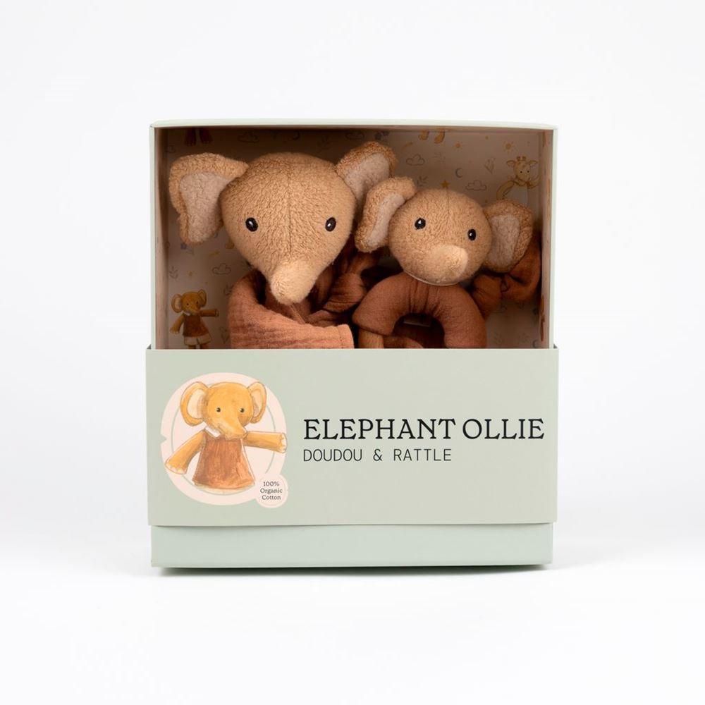 Egmont Olifant Ollie knuffeldoekje + ram