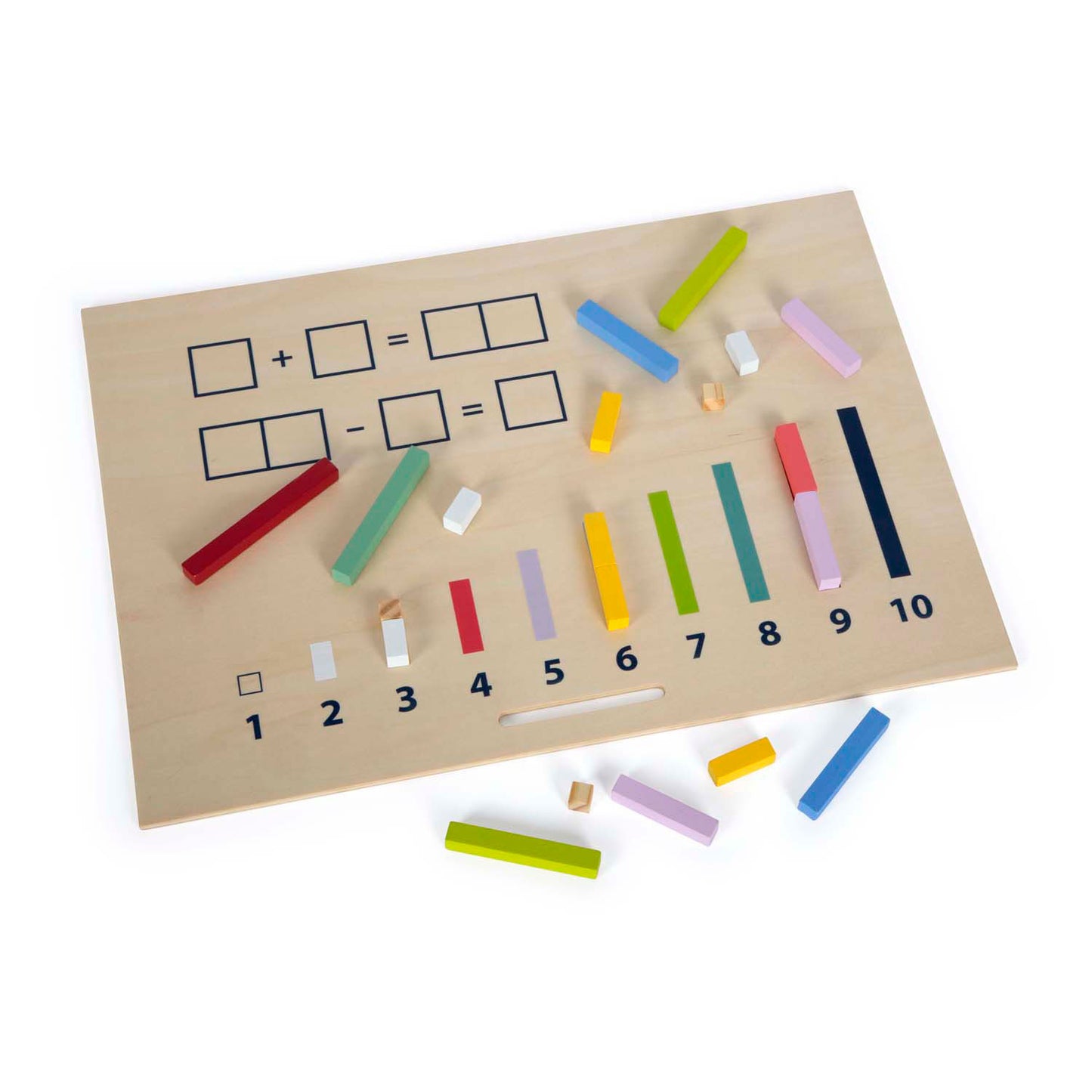 Small Foot - houten leerbox met rekenstaven en rekenblokjes set