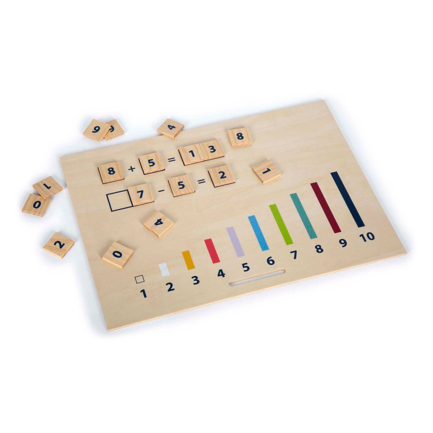 Small Foot - houten leerbox met rekenstaven en rekenblokjes set