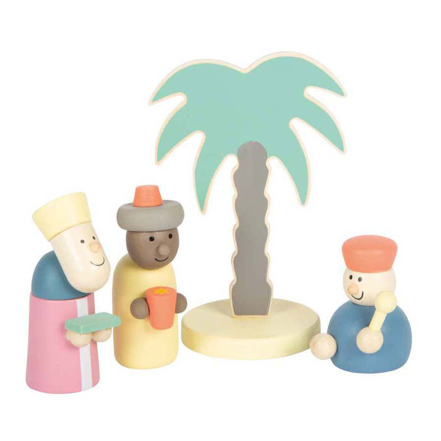 Small Foot - houten kribbe kerstverhaal speelset