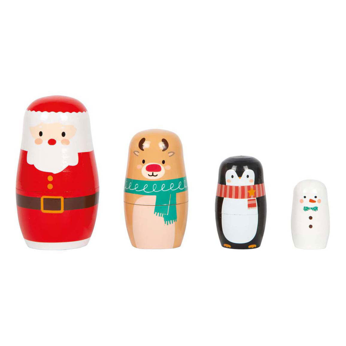 Small Foot - kerstmis matroesjka poppen