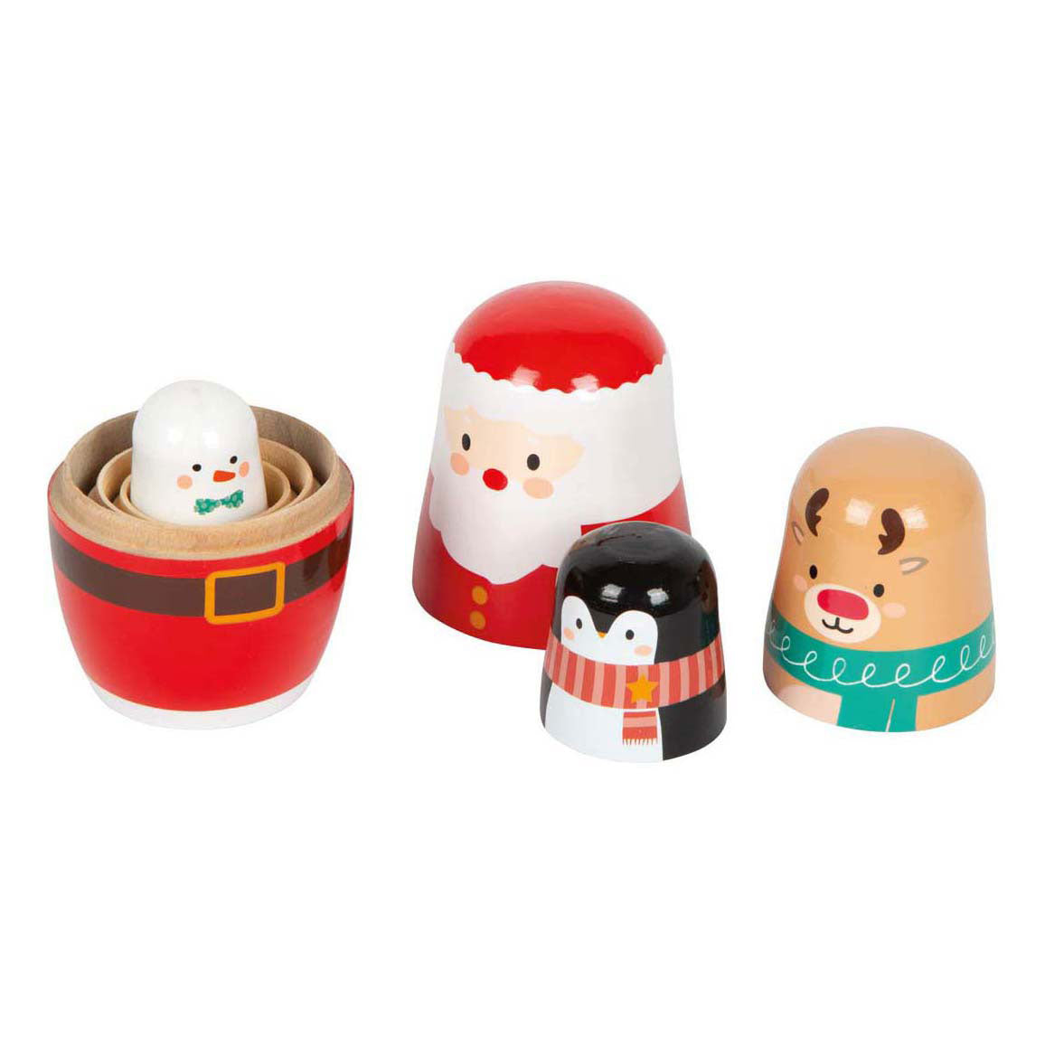 Small Foot - kerstmis matroesjka poppen