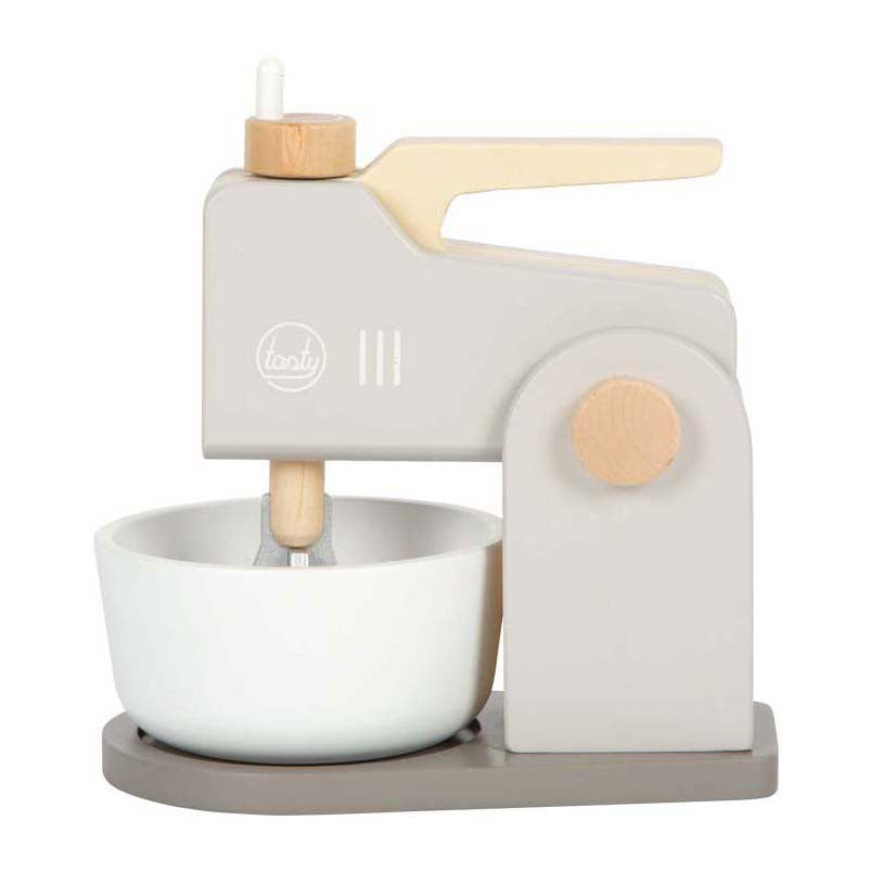 Small Foot - houten mixer speelset grijs tasty