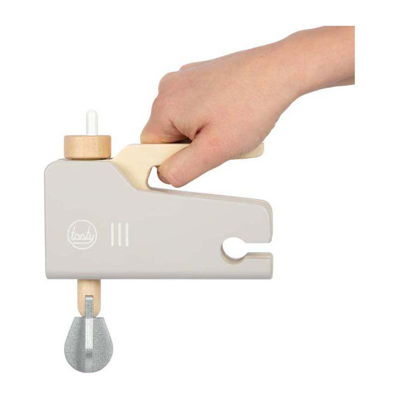 Small Foot - houten mixer speelset grijs tasty