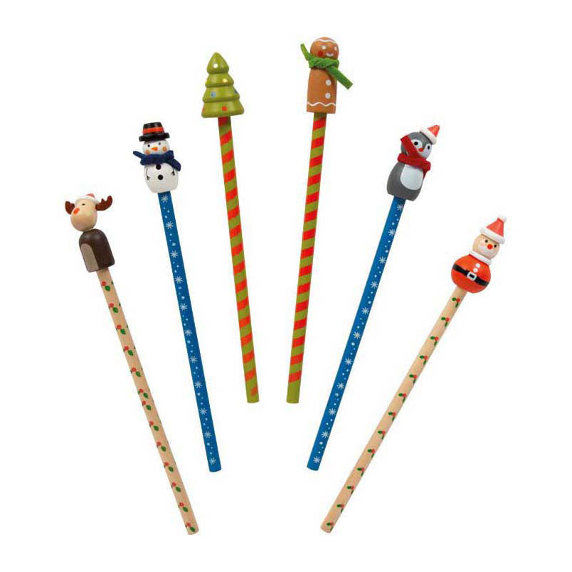 Small Foot - kerstpotloden set, 6dlg.