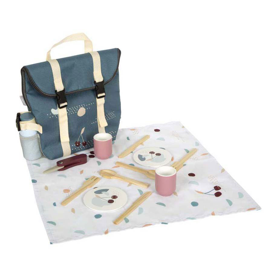 Small Foot - rugzak met houten picknick tasty speelset, 14dlg.