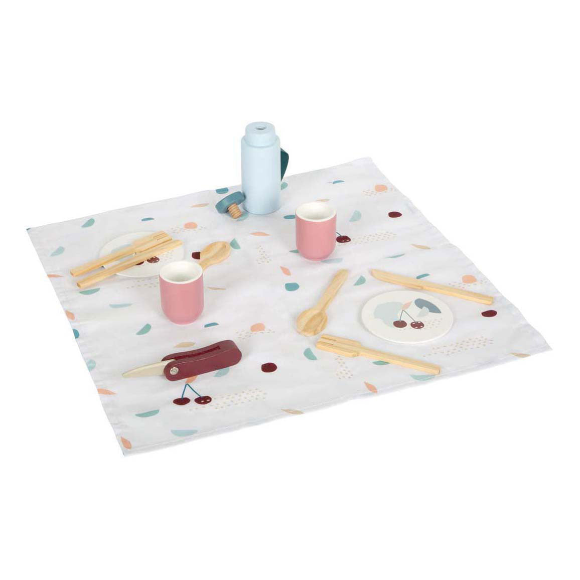 Small Foot - rugzak met houten picknick tasty speelset, 14dlg.