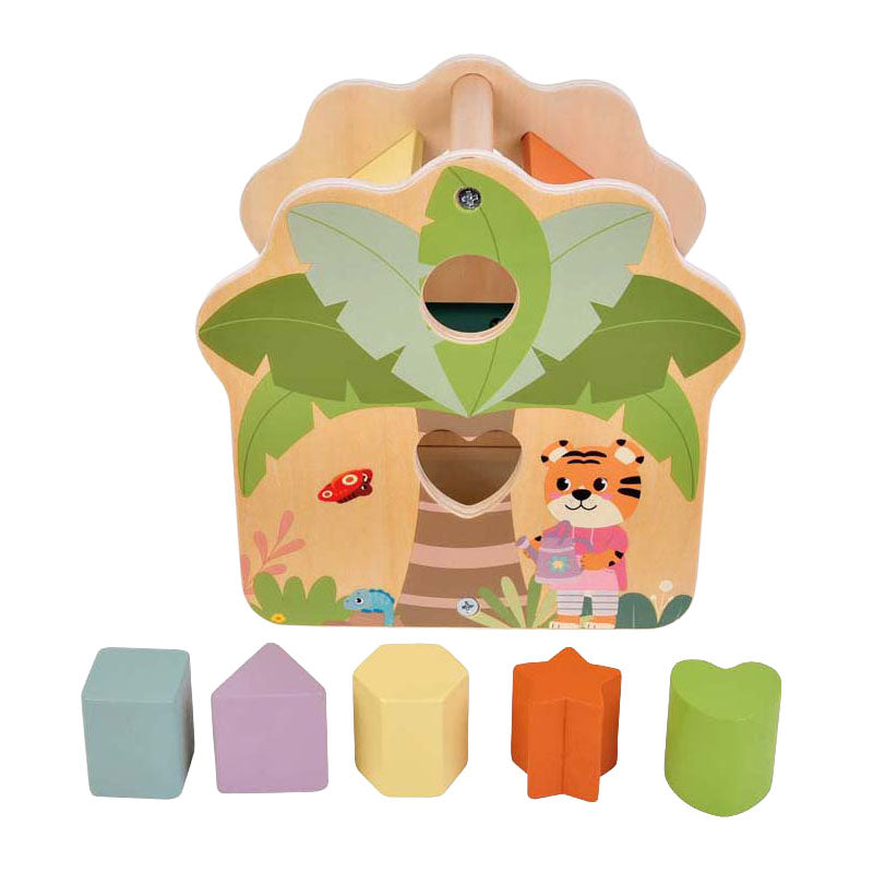 Small Foot - houten vormenstoof jungle friends fsc