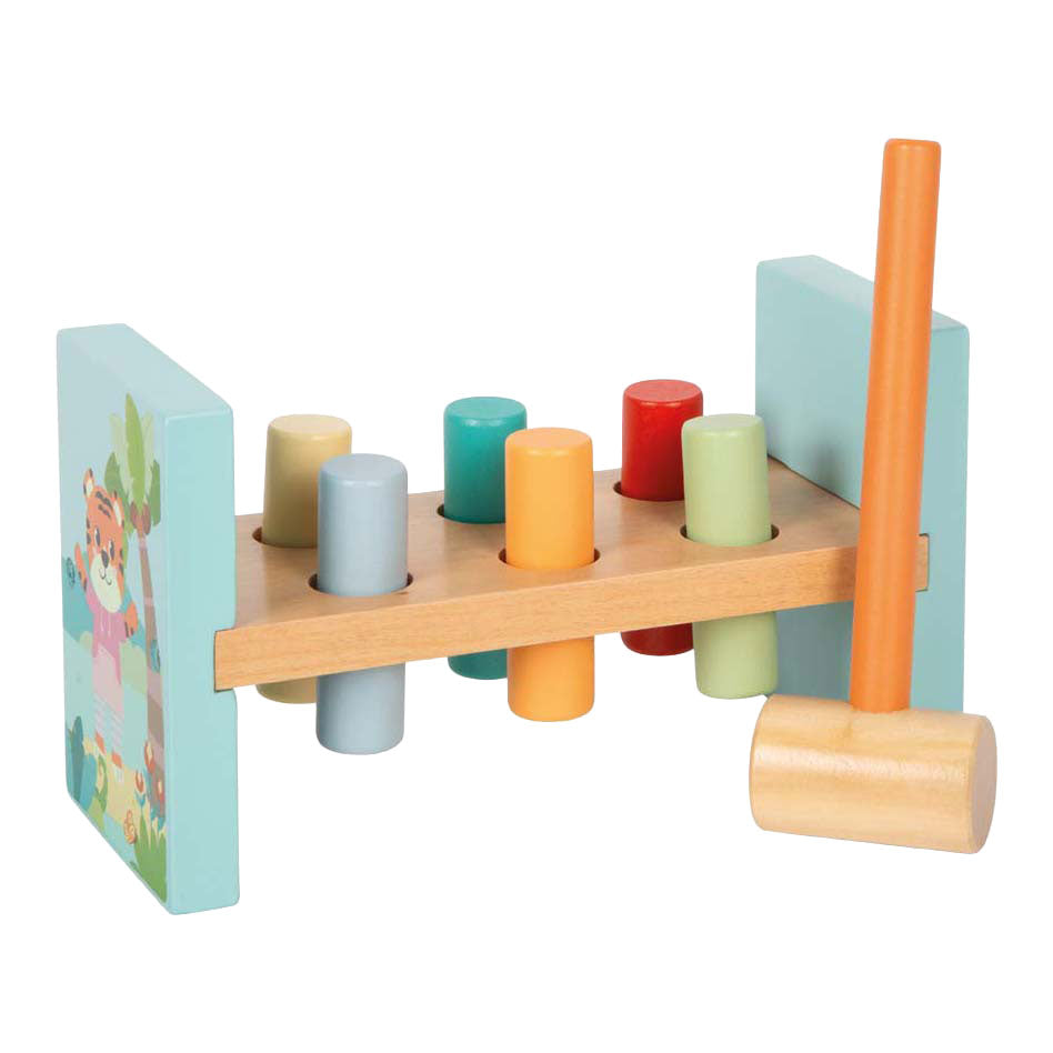 Small Foot - houten hamerbank jungle friends fsc