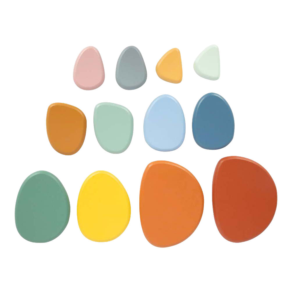 Small Foot - houten montessori river rocks evenwichtsspel fsc