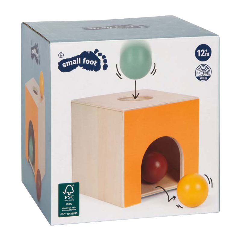 Small Foot - houten montessori knikkerdoos fsc