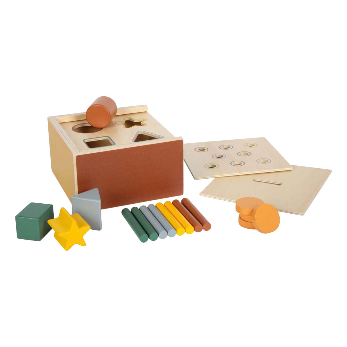 Small Foot - houten montessori vormpassend spel fsc