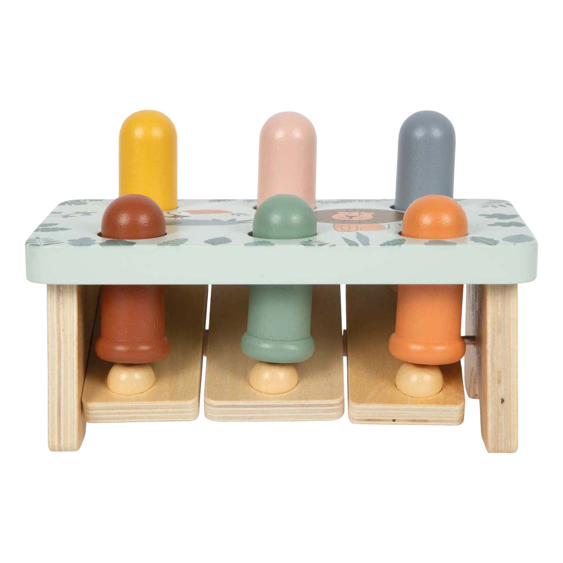 Small Foot - houten hamerbank spel safari fsc