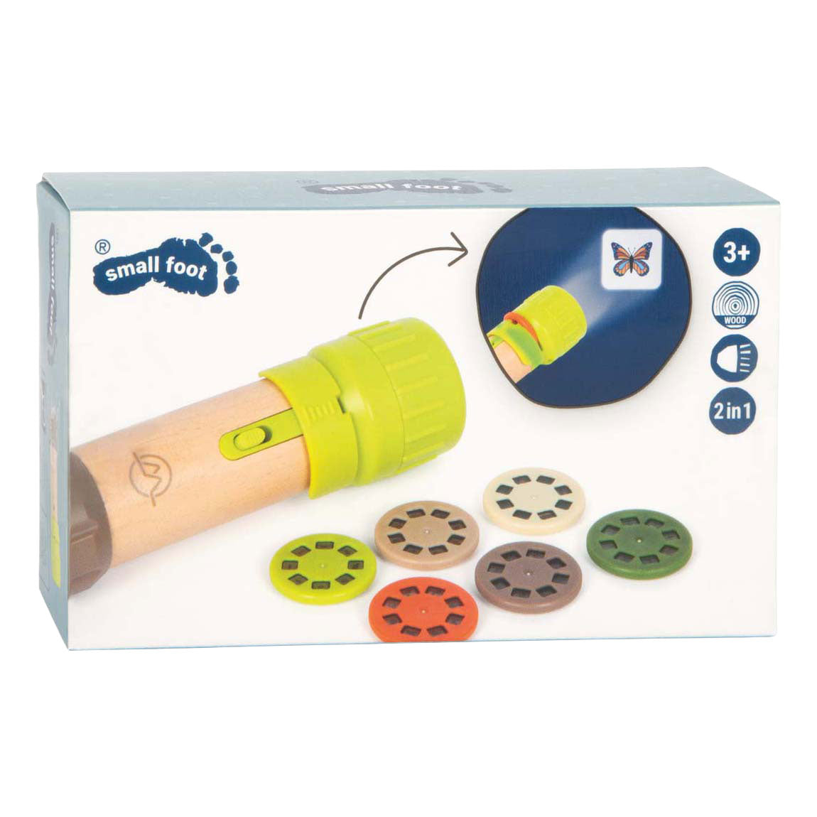 Small Foot - zaklamp en projector discover