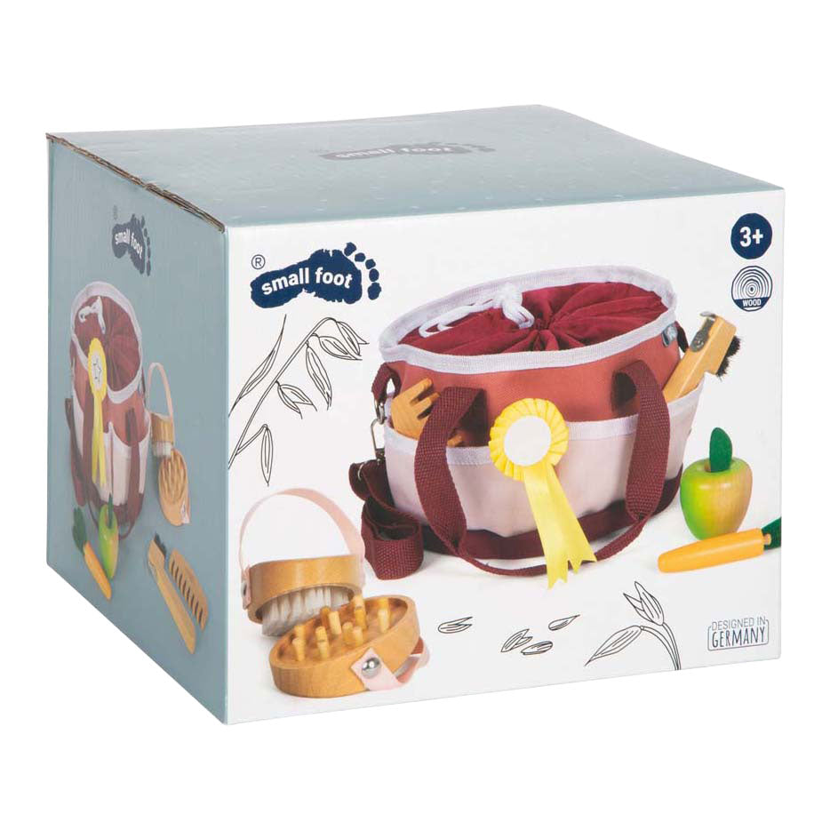 Small Foot - paardenverzorgingsset met tas