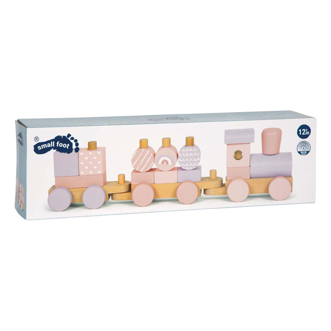 Small Foot - houten trein roze