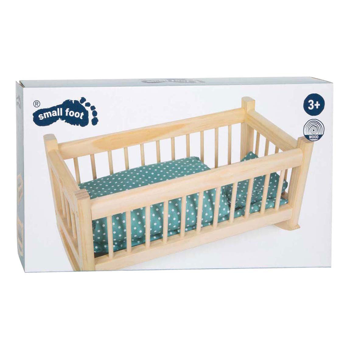 Small Foot - houten poppenwieg
