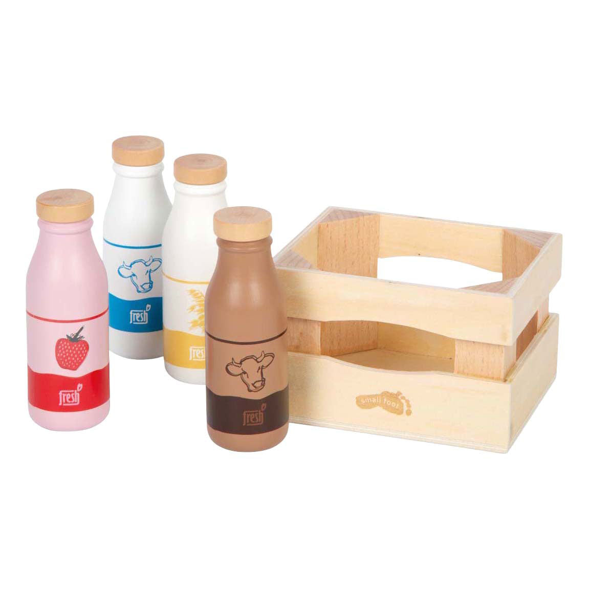 Small Foot - houten melkproducten in doos