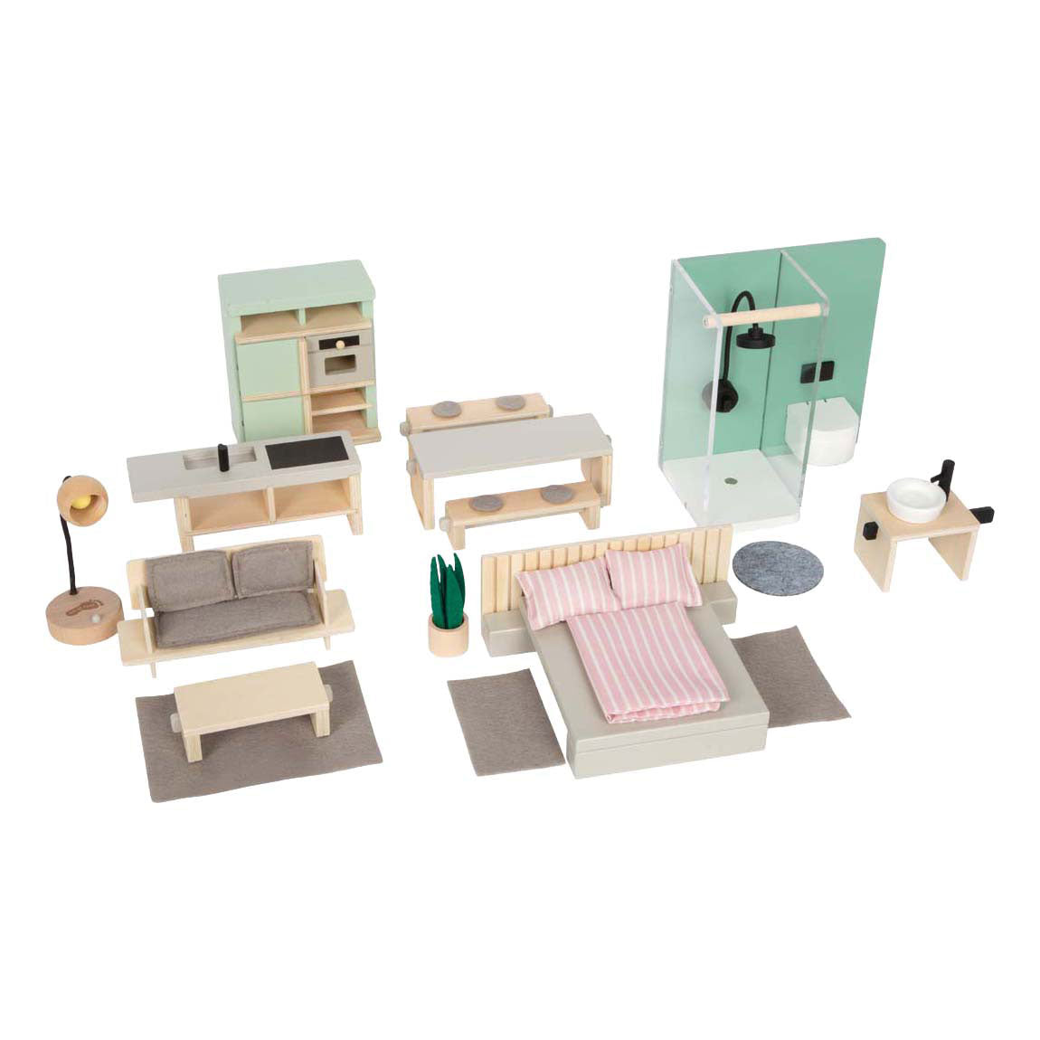 Small Foot - poppenhuis meubelset scandinavische stijl