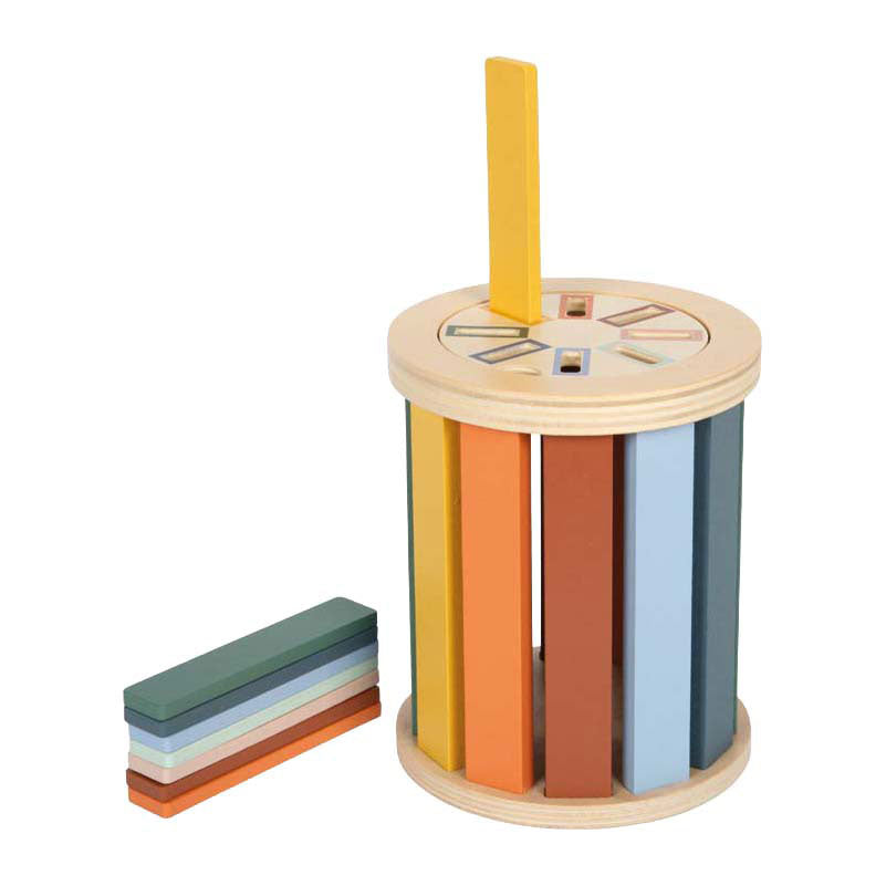 Small Foot - houten montessori sorteerspel met trommel