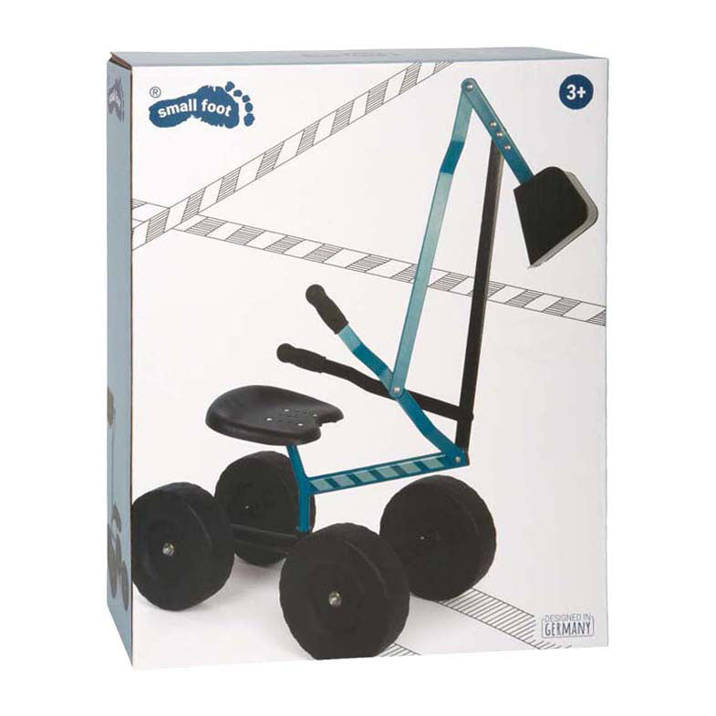 Small Foot - graafmachine met wielen blauw