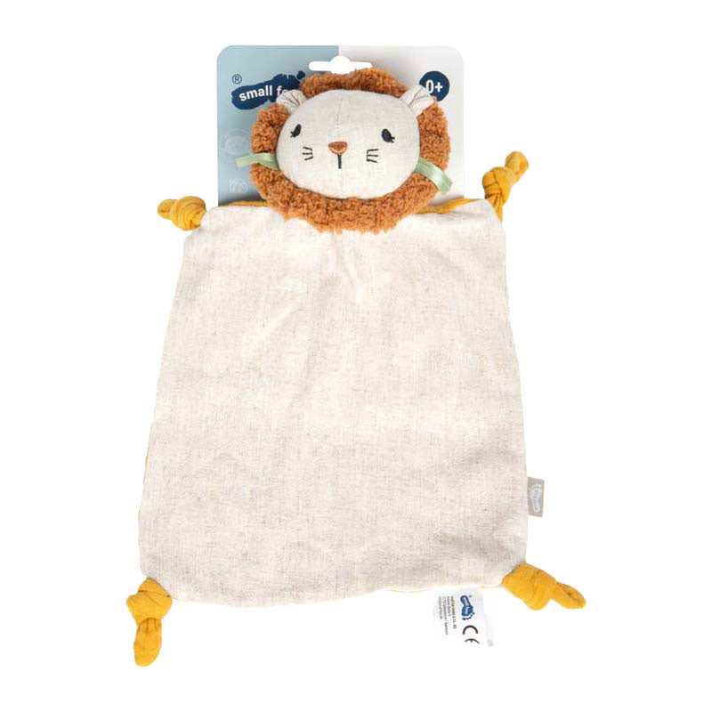 Small Foot - stoffen knuffeldeken kleine leeuw