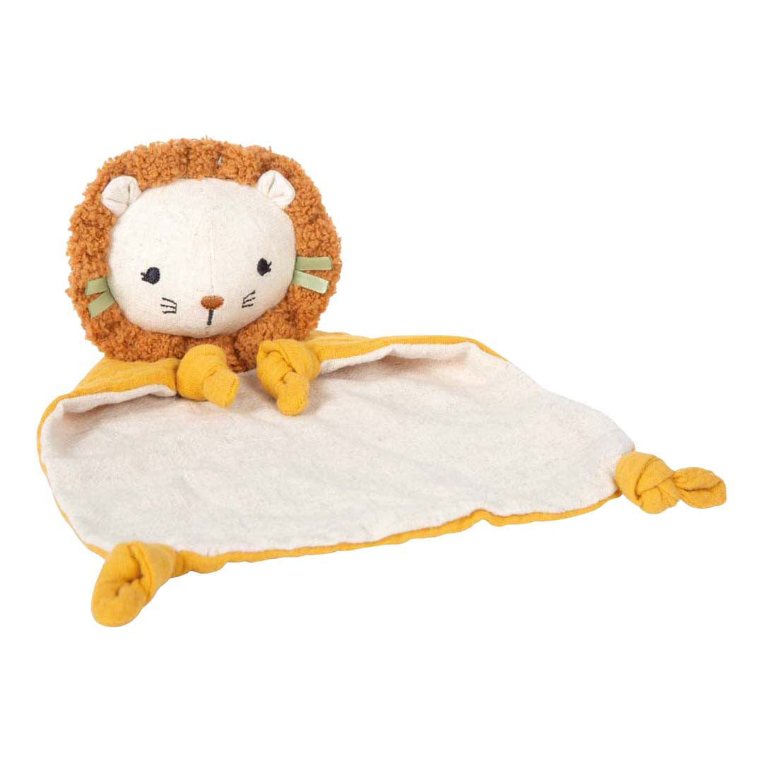 Small Foot - stoffen knuffeldeken kleine leeuw