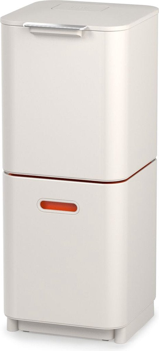 Joseph Joseph intelligent waste prullenbak totem 2.0 compact recycler - 40 l - stone