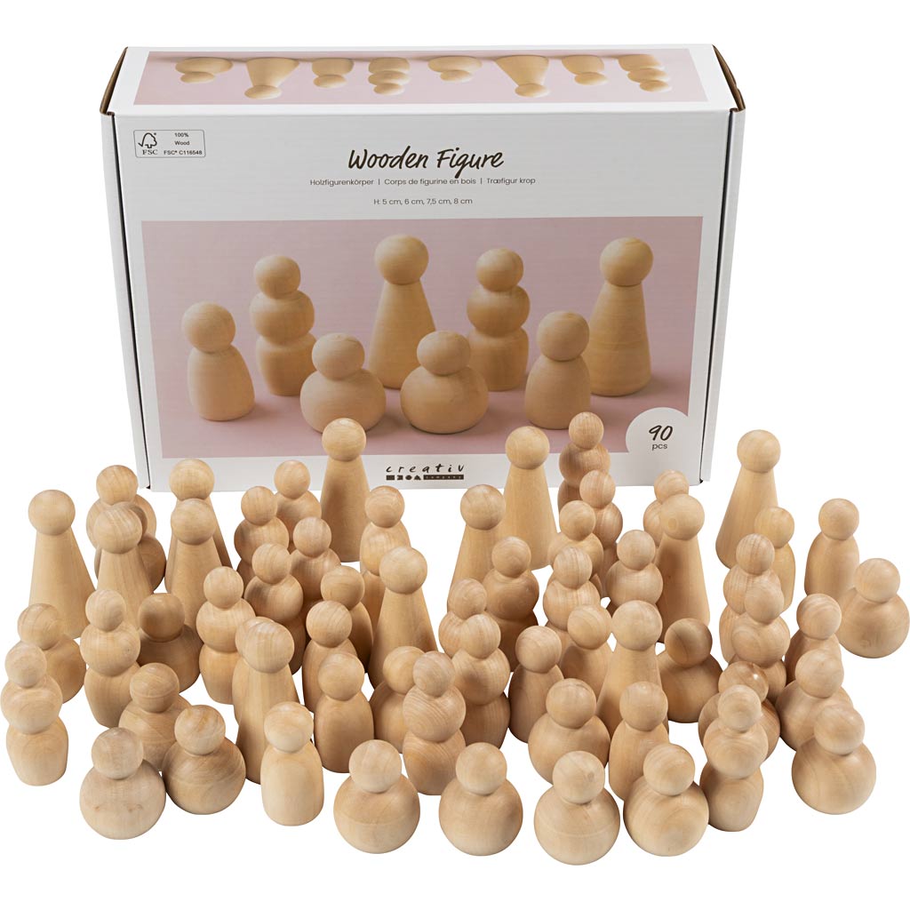 Creativ Company Https: www.cchobby.nl houten-figuur-h-5-8-cm-90-div-1-doos