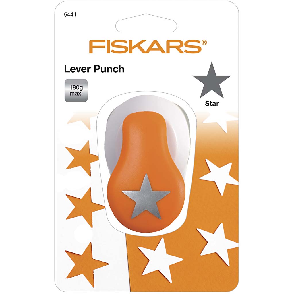 Creativ Company Https: www.cchobby.nl fiskars-lever-punch-ster-d-25-mm-afm-m-1-stuk