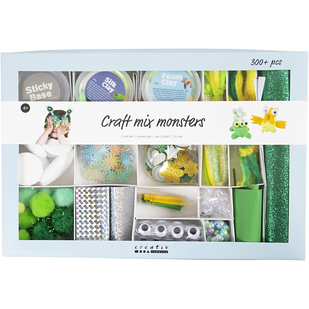 Creative Company Https: www.cchobby.nl creatieve-box-monsters-diverse-kleuren-1-doos