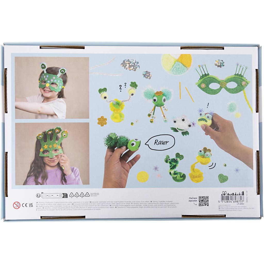 Creative Company Https: www.cchobby.nl creatieve-box-monsters-diverse-kleuren-1-doos