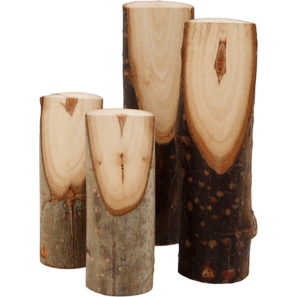 Creativ Company Https: www.cchobby.nl decoratieve-boomstam-h-8-12-cm-d-2-5-3-5-cm-4-stuk-1-doos