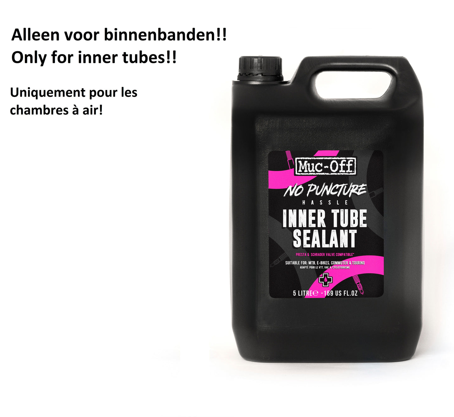 Muc-Off Inner Tube Sealant No Puncture Hassle Inner Tube 5L - 545164