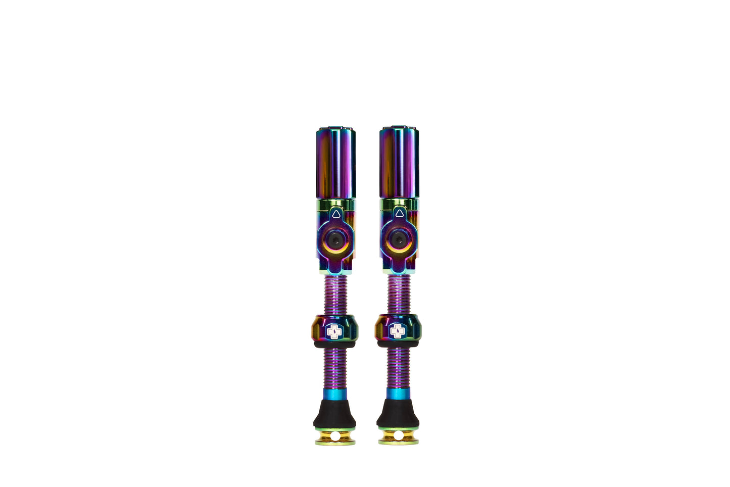 Muc-Off tubeless ventiel big bore hybrid large iridescent auto schräder ventiel 45mm - 545288