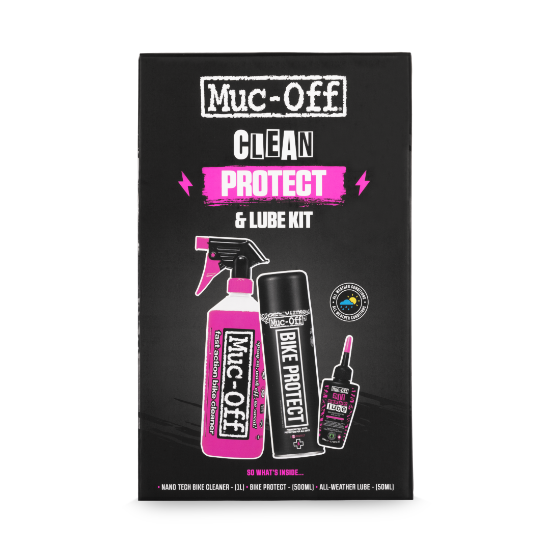 Muc-Off Bicycle Clean Protect and All Weather Lube Kit