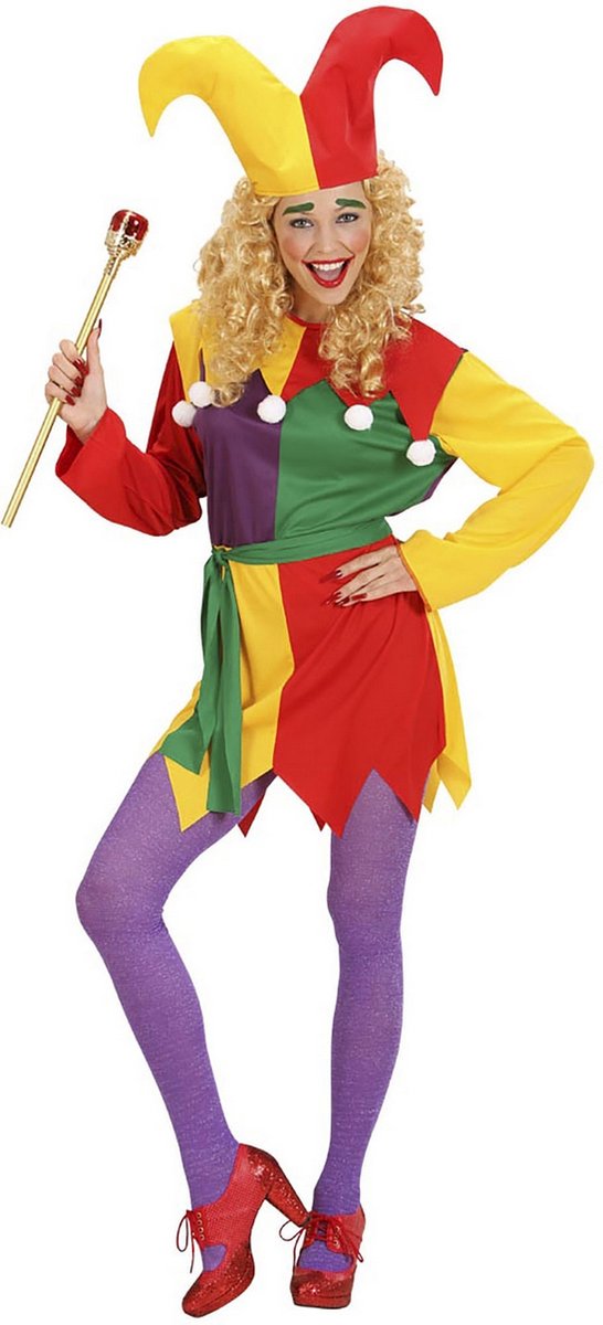 Finidi Joker kostuum dames nar