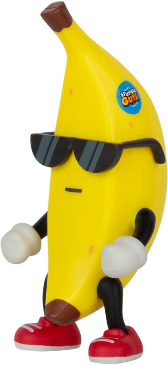 Stumble Guys mini actiefiguur - banana guy
