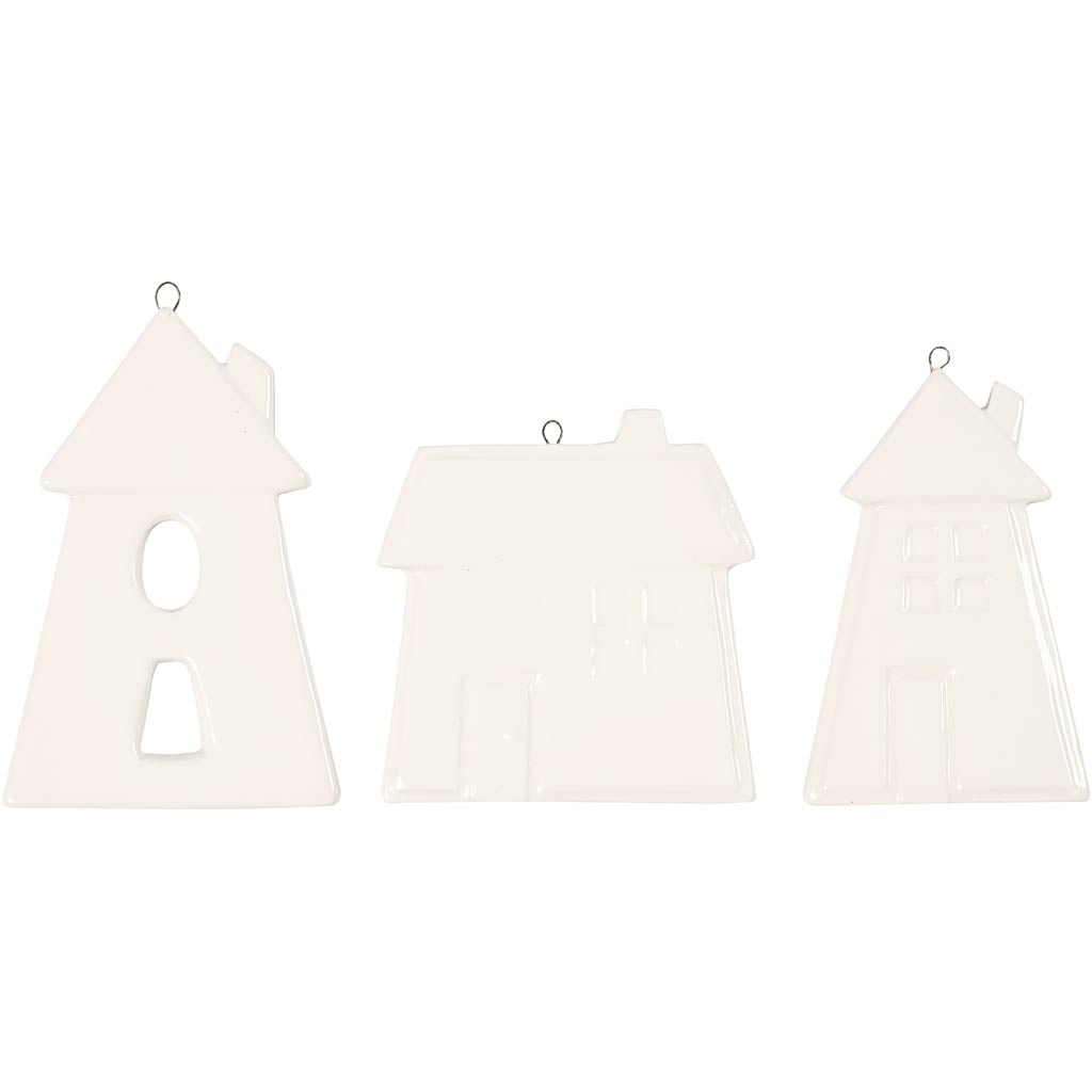 Creativ Company Https: www.cchobby.nl hangende-ornamenten-huizen-h-7-6-9-7-cm-wit-18-stuk-1-doos