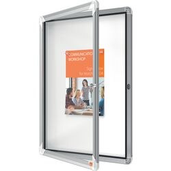 Buitenvitrine Nobo veiligheidsglas 4x A4 59,5x67x4,5cm