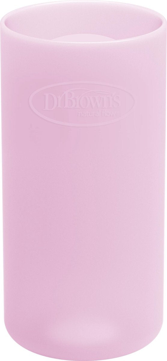 Dr. Brown's flesbeschermer - smalle halsfles - 250ml - roze