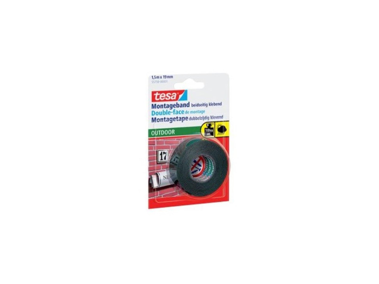 Tesa montagetape outdoor 1,5 m
