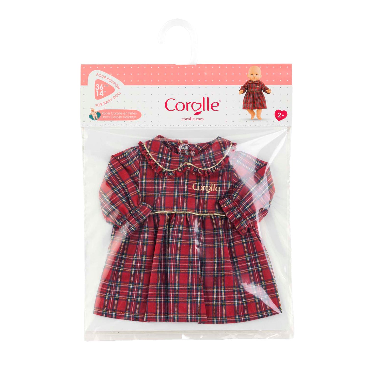 Corolle holidays jurk voor babypop, 36cm