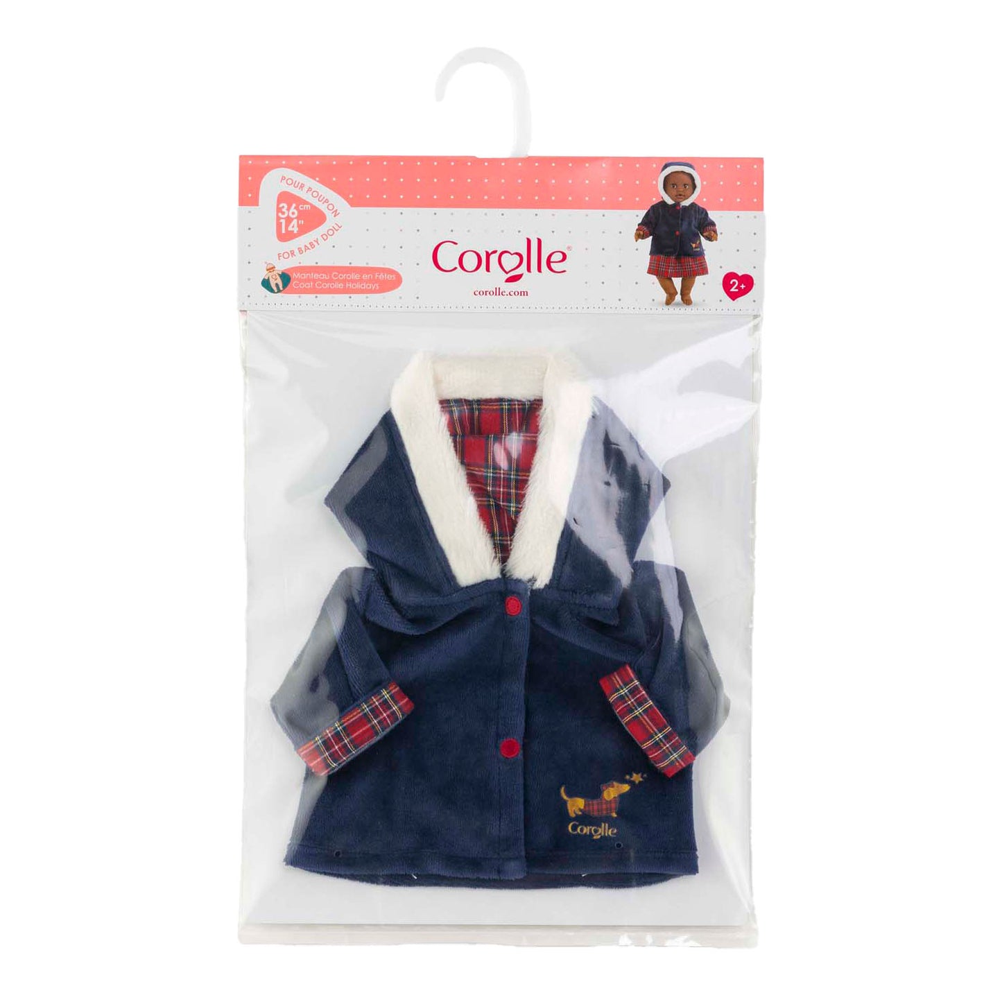 Corolle holidays jas voor babypop, 36cm